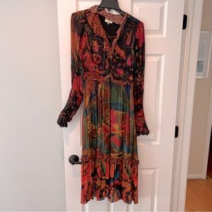 Farm rio midi dress with tassels